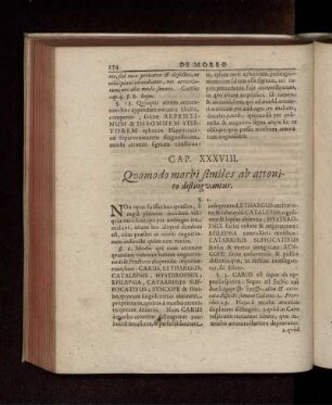 Cap. XXXVIII. Quomodo morbi similes ab attonito distinguantur