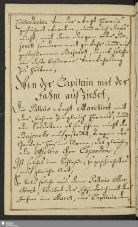 Bl. 65v-66v. Wen der Capitain mit der Fahne aufziehet.
