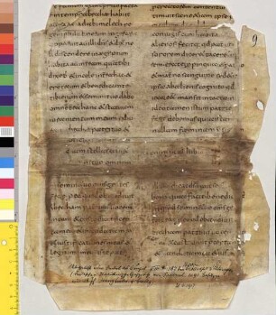 De civitate dei - Studienbibliothek Dillingen XV Fragm. 9