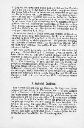 5. Heinrich Quistorp