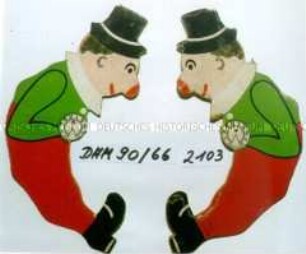 Papp-Clownsfigur