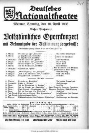 Volkstümliches Opernkonzert