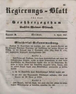Nr. 9 : 3. April 1847