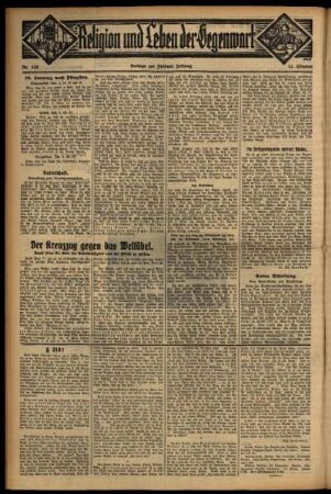 Zweite Ausgabe vom Sonntag, den 11. Oktober 1931.
