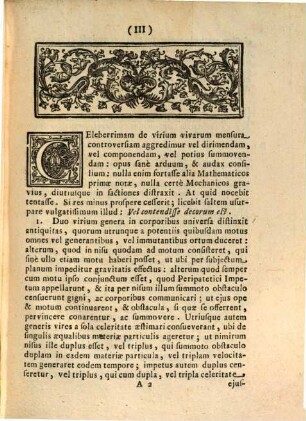 De Viribus Vivis Dissertatio
