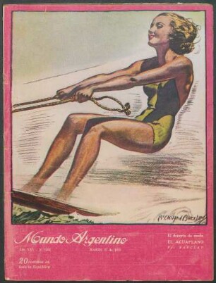 El deporte de moda: el acuaplano [Dibujo]