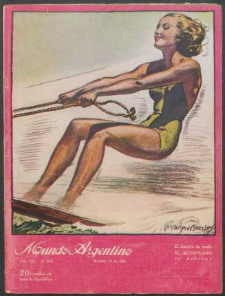 El deporte de moda: el acuaplano [Dibujo]