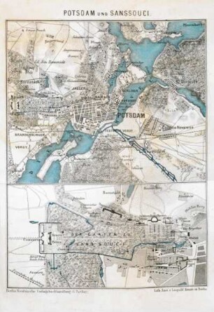 Karte: Potsdam und Sanssouci