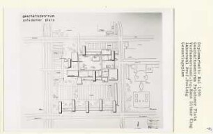 Geschäftszentrum Potsdamer Platz, Berlin-Mitte (Diplomarbeit bei Peter Poelzig): Gesamtlageplan