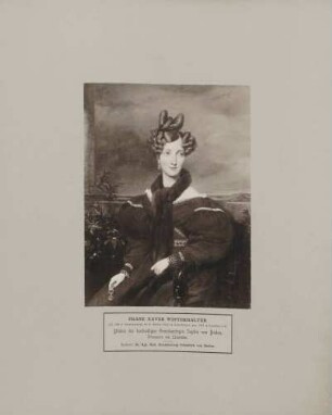 Großherzogin Sophie von Baden, Gemälde von Franz Xaver Winterhalter