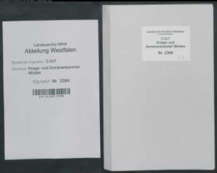 Bau und Reparatur der geistlichen Gebäude zu Wehdem (Amt Rahden) - Band 2