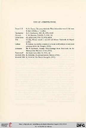 List of Abbreviations