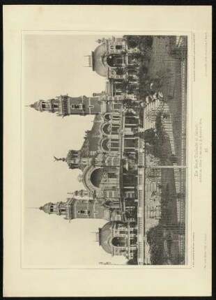 Tafel 23. Die Neue Tonhalle in Zürich. Architekten: Fellner & Helmer, K. K. Bauräte in Wien