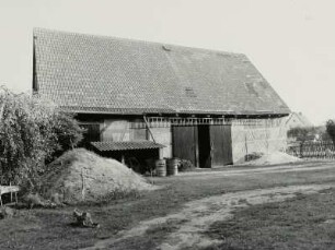 Glauchau-Jerisau, Scheune eines Dreiseithofes