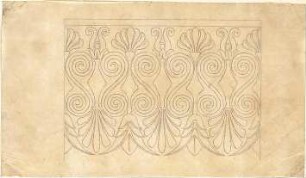 Zocher, Ernst; Studienzeichnungen nach Vorlagen - Ornament (Detail)
