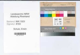 Entnazifizierung Erwin Schulz , geb. ()