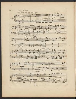 No. 20. Aria: Erhabne Fürstin, hohe Frau / Auguste épouse d'un héros