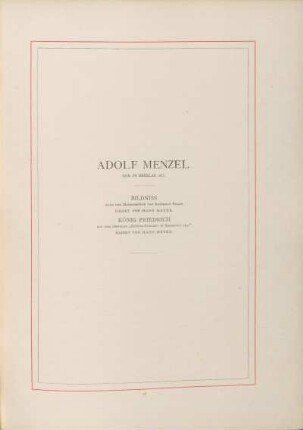 Adolf Menzel