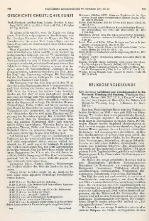 Religiöse Volkskunde
