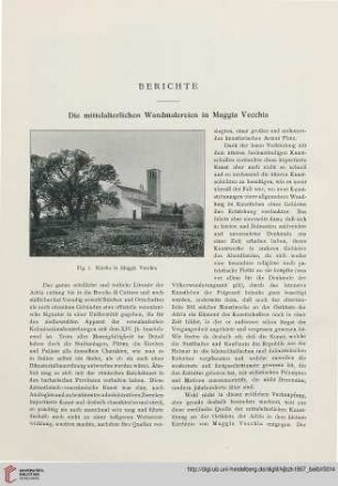 1907: Die mittelalterlichen Wandmalereien in Muggia Vecchia