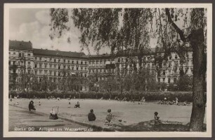 Ansichtskarte Grünanlagen am Wassertorplatz