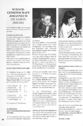 Schach-Gemeinschaft Johanneum