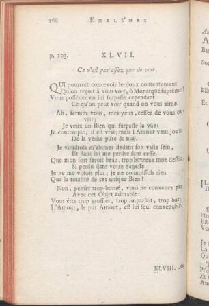 XLVII. Ce n'est pas assez que de voir.
