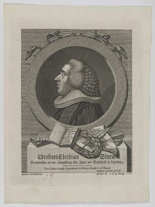 Bildnis des Christoph Christian Sturm