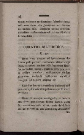 Curatio Methodica.