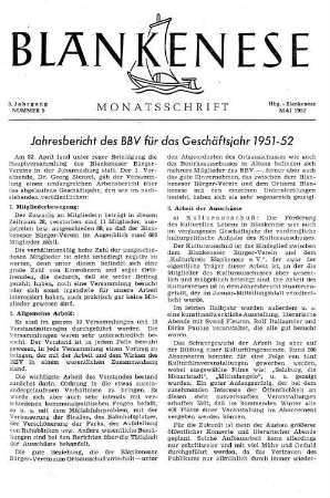 Nummer 5 : Mai 1952