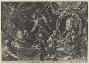 Doppelbildnis des Bartholomäus Spranger und der Christina Mvller