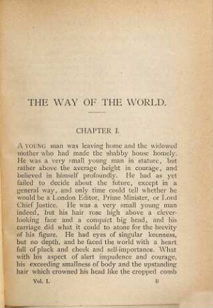 The way of the world, 1