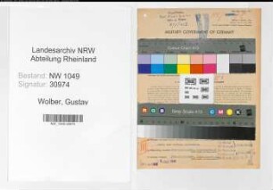 Entnazifizierung Gustav Wolber , geb. 27.07.1903 (Kaufmaennischer Angestellter)
