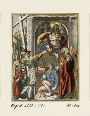 Schaustellung Christi, aus: Nicolò Nelli, "Redemptionis humanae mysteria", Venedig 1568