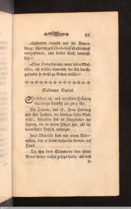 Siebentes Kapitel.