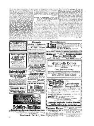 [Anzeigen] : Beilage zu Nr. 33 der Pädagogischen Reform