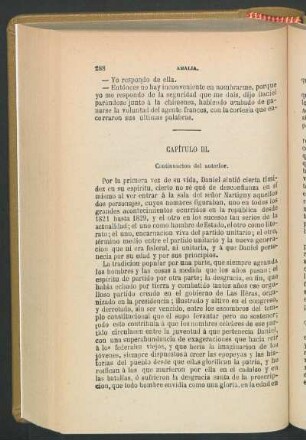 Capítulo III. - Continuación del anterior.