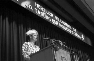 40. Tagung 1990 Mediziner: Ansprache Gräfin Sonja Bernadotte