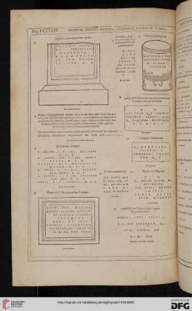Monvm. hered. gentil. propinq. cognat. famil. amic. sodal. benemerit. aliorvmqve promiscva.