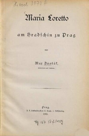 Maria Loretto am Hradschin zu Prag