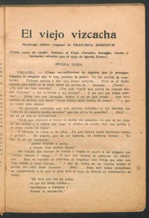 El viejo vizcacha