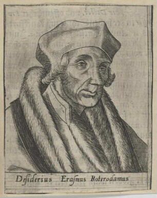 Bildnis des Desiderius Erasmus Roterodamus