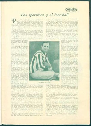 Los sportmen y el foot-ball : [Fotografía de] Jorge Brown