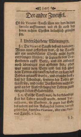 Der andre Zweiffel.