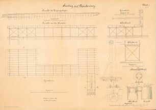 Seesteg, Norderney: Ansichten, Grundrisse, Schnitte 1:100, 1:20