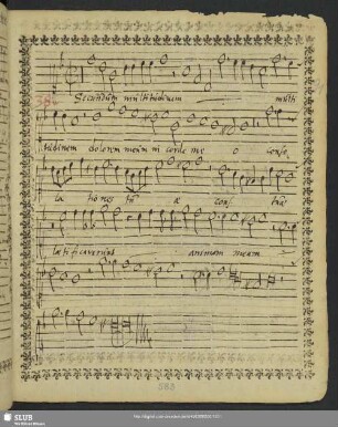 [Giacomo Moro:] Secundum multitudinem dolorum meorum