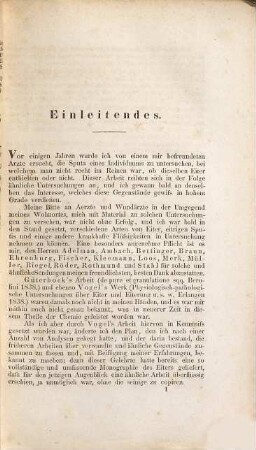 Chemische Untersuchungen verschiedener Eiterarten und einiger anderer krankhafter Substanzen : Ein Beitr. zur pathologischen Chemie