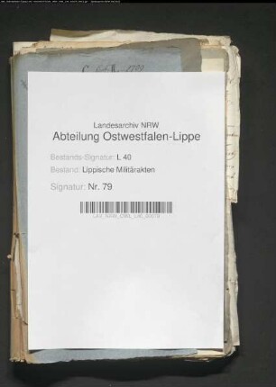 Einsatz der lipp. Kreiskompanien