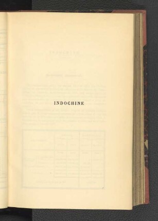 Indochine.