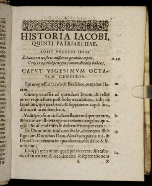 Caput Vigesimum Octavum Geneseos.